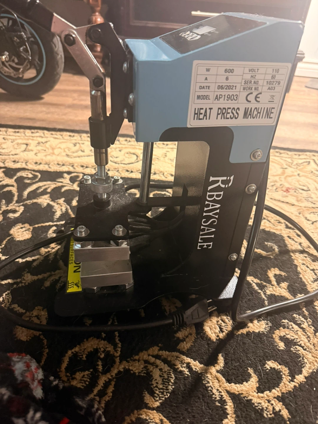 RBAYSALE Heat Press Machine AP1903
