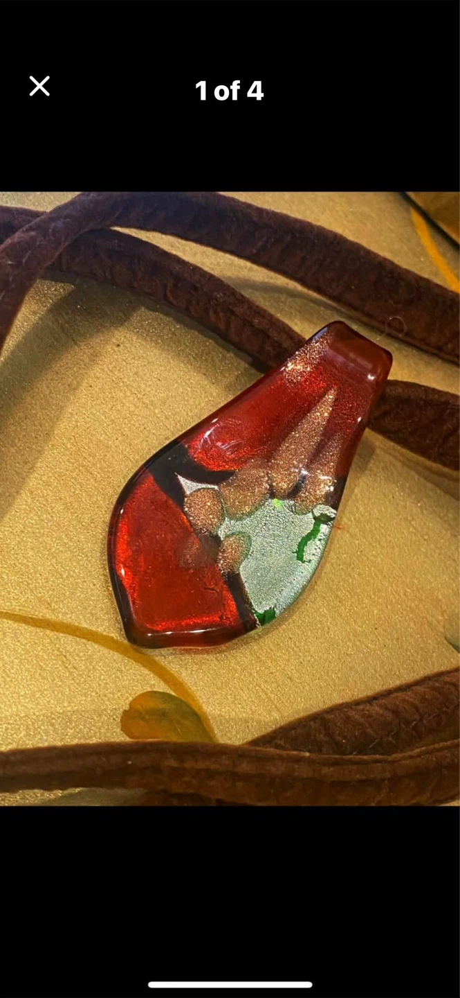 ✨Unique Handmade Murano Glass Pendant Necklace