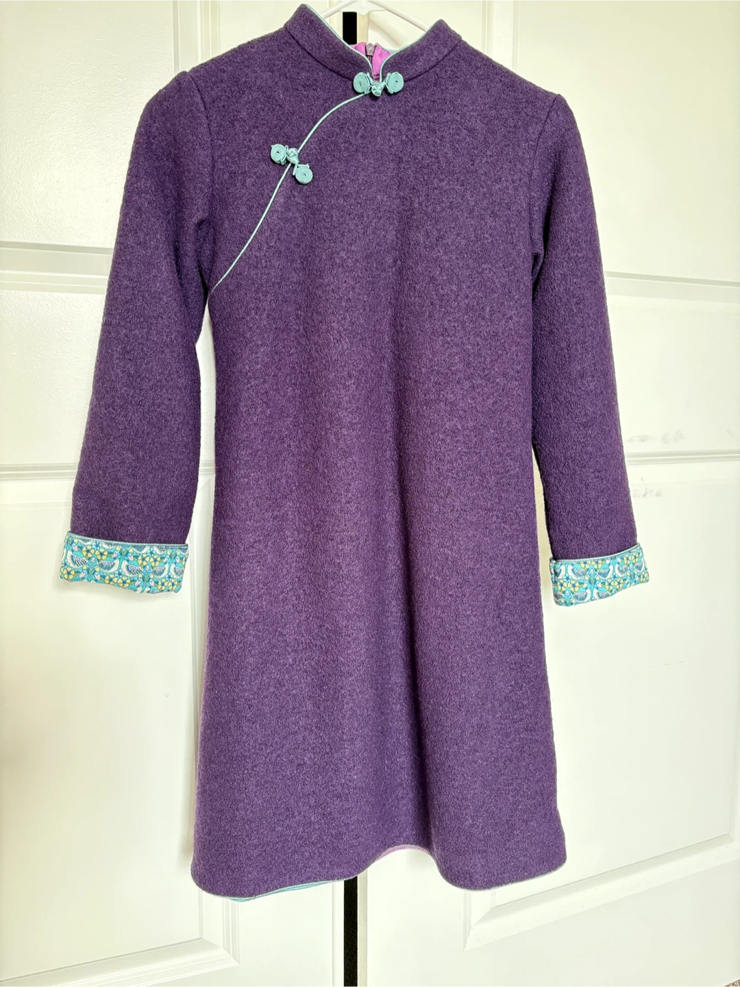 Girl’s Wool Cheongsam Dress
