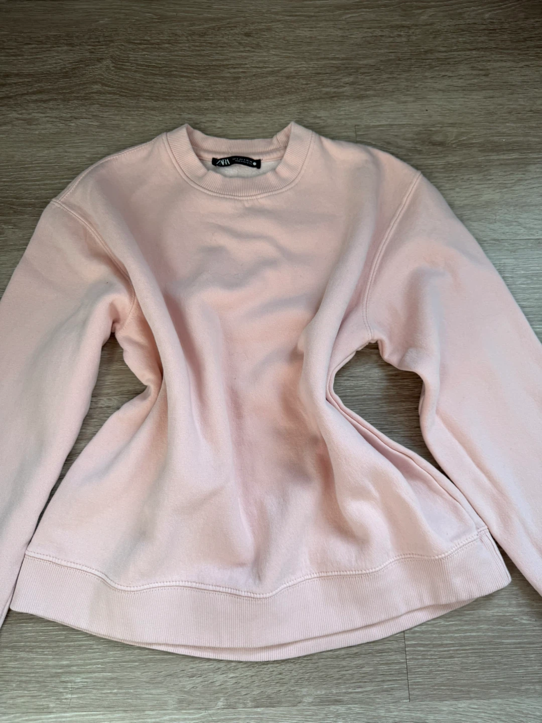 Zara Pink Sweatshirt Size S