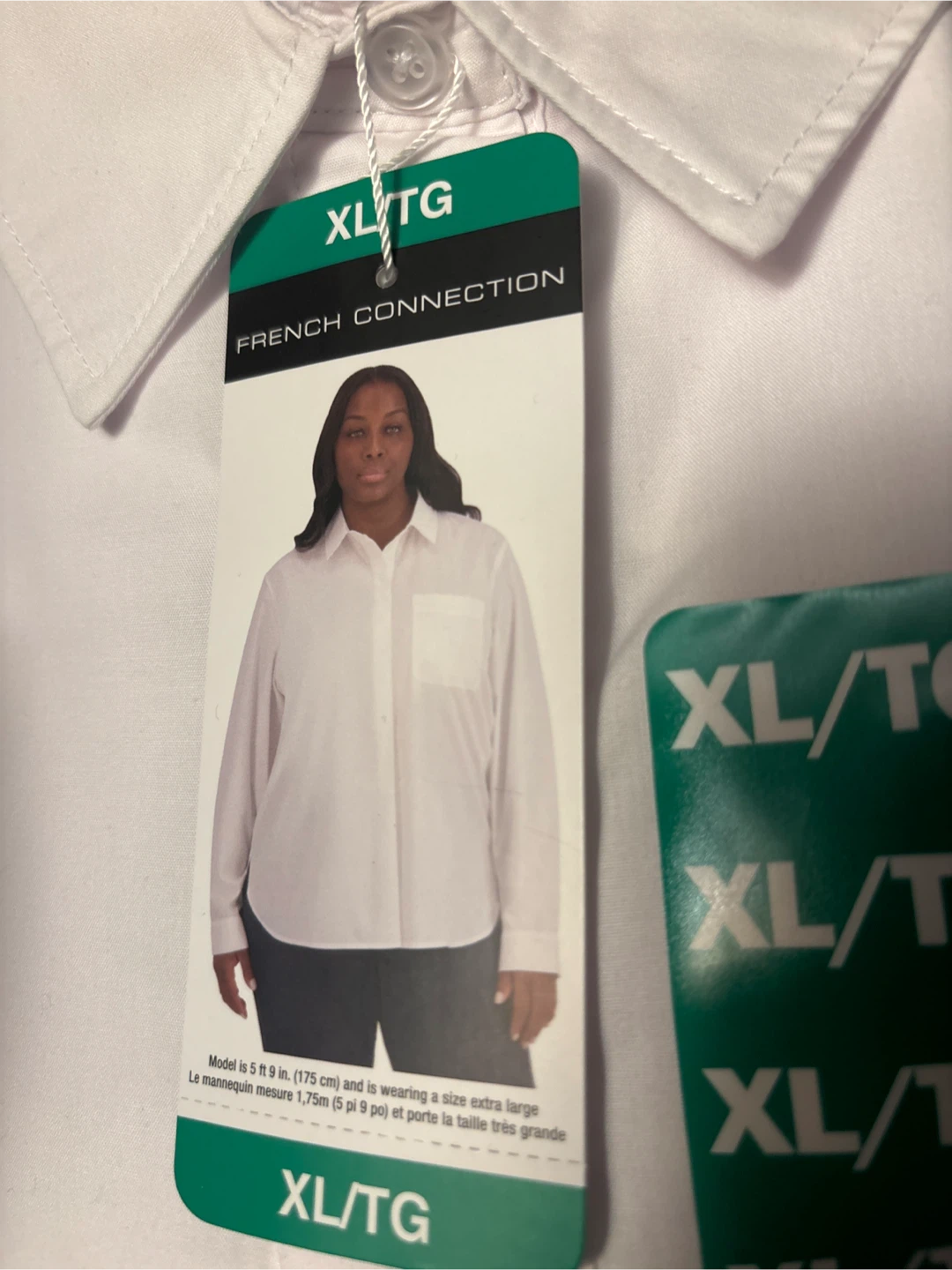 2pc Ladies French Connection XL/TG Shirts - New with Tags - photo 2