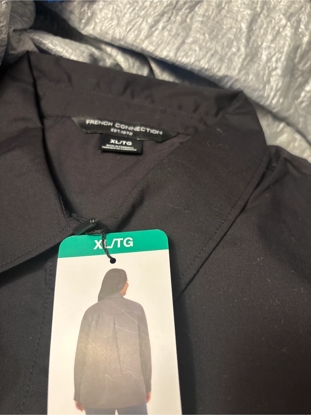 2pc Ladies French Connection XL/TG Shirts - New with Tags - photo 3