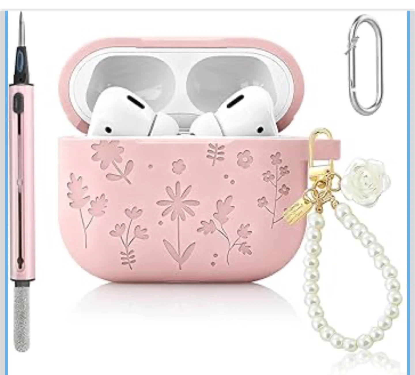 Airpods Pro 3 Case + Cleaning Pen Set - Pink
