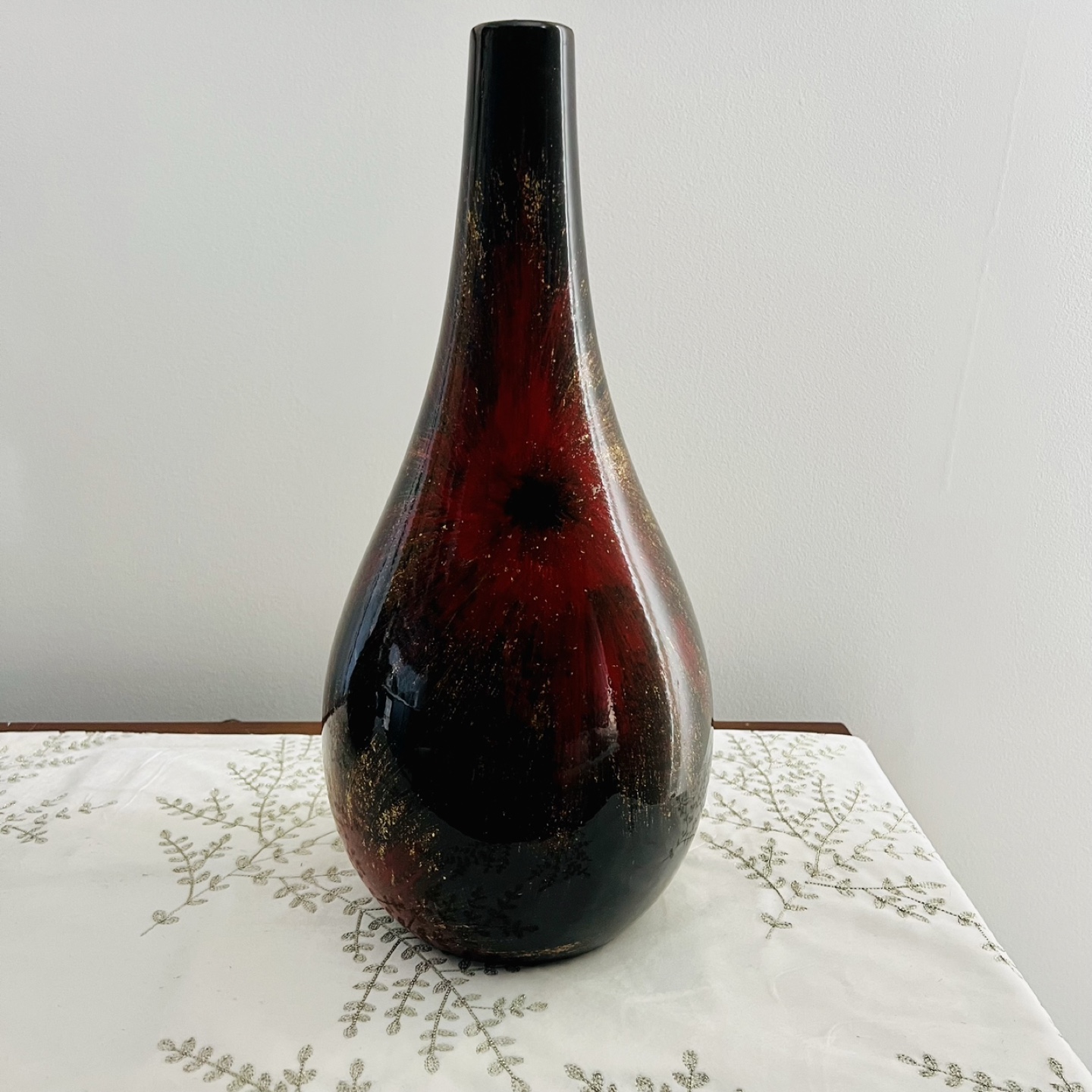 Handmade & Hand Painted Large Ceramic Vase - New