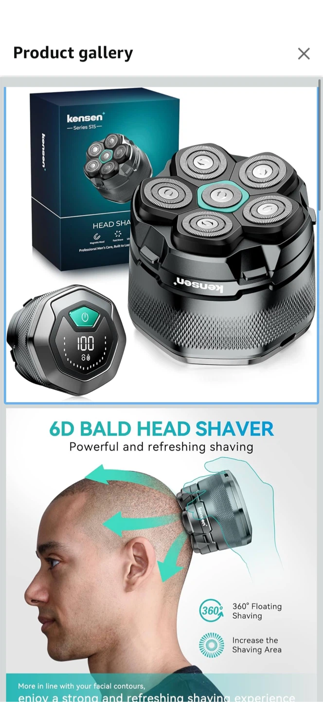 Kensen Series S15 6D Bald Head Shaver