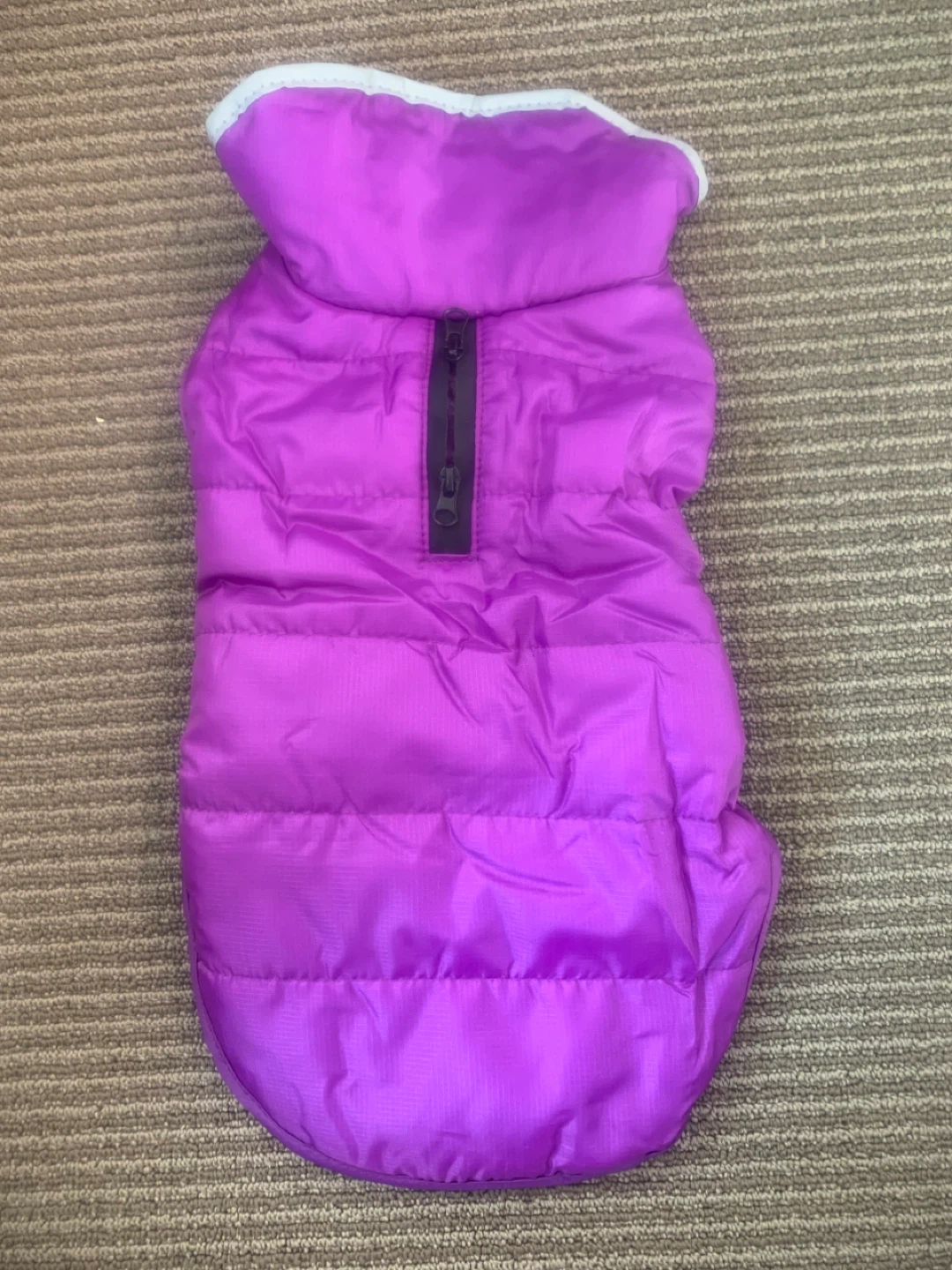 Purple Dog Winter Coat - Size Small