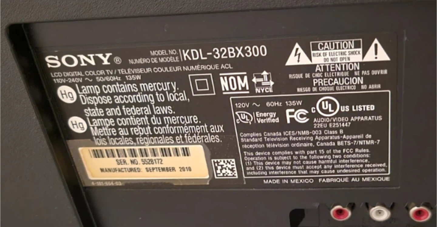 Sony Bravia KDL-32BX300 32" LCD TV - photo 2