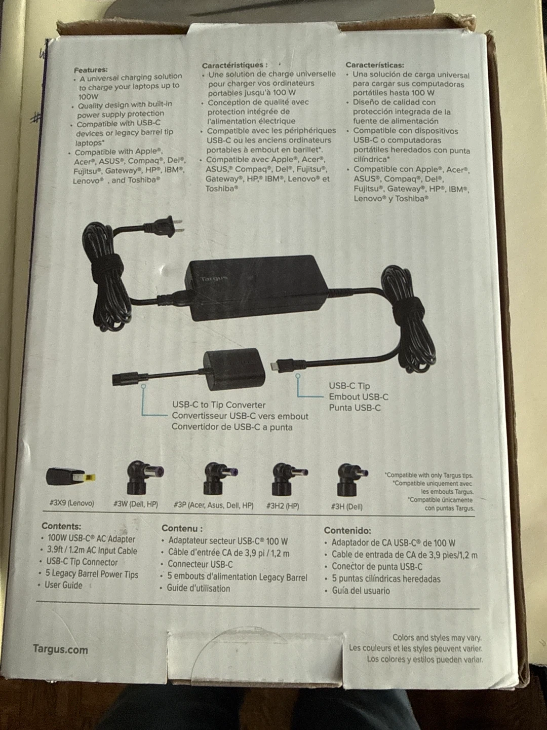 Targus Universal 100W Charger - New in Box - photo 2