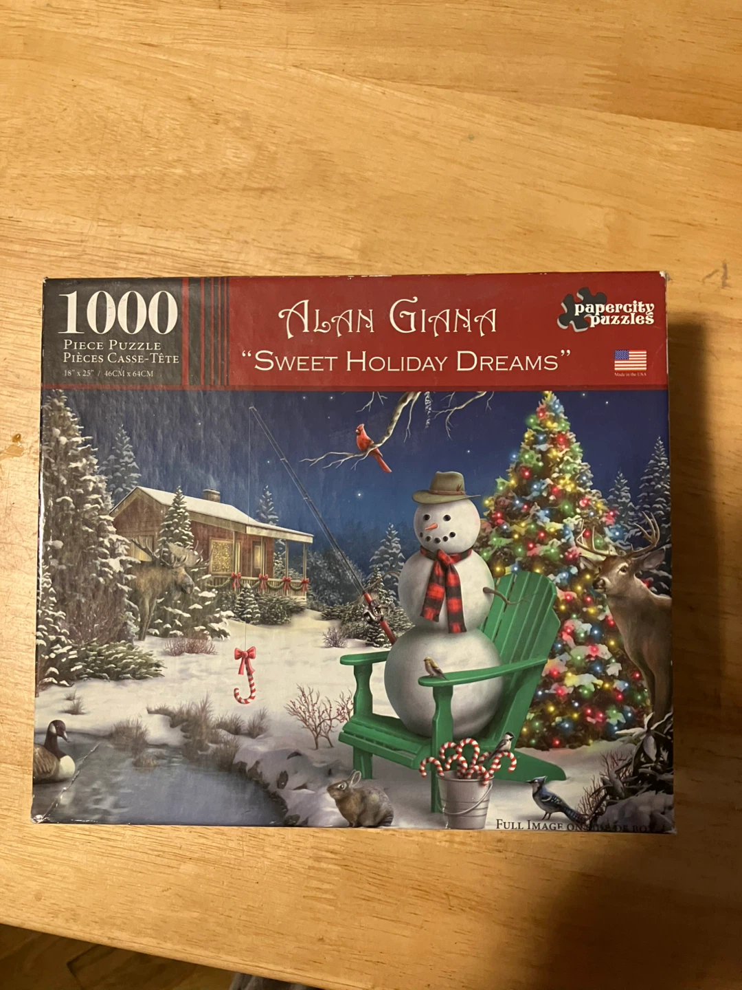 Alan Giana 'Sweet Holiday Dreams' 1000 Piece Puzzle