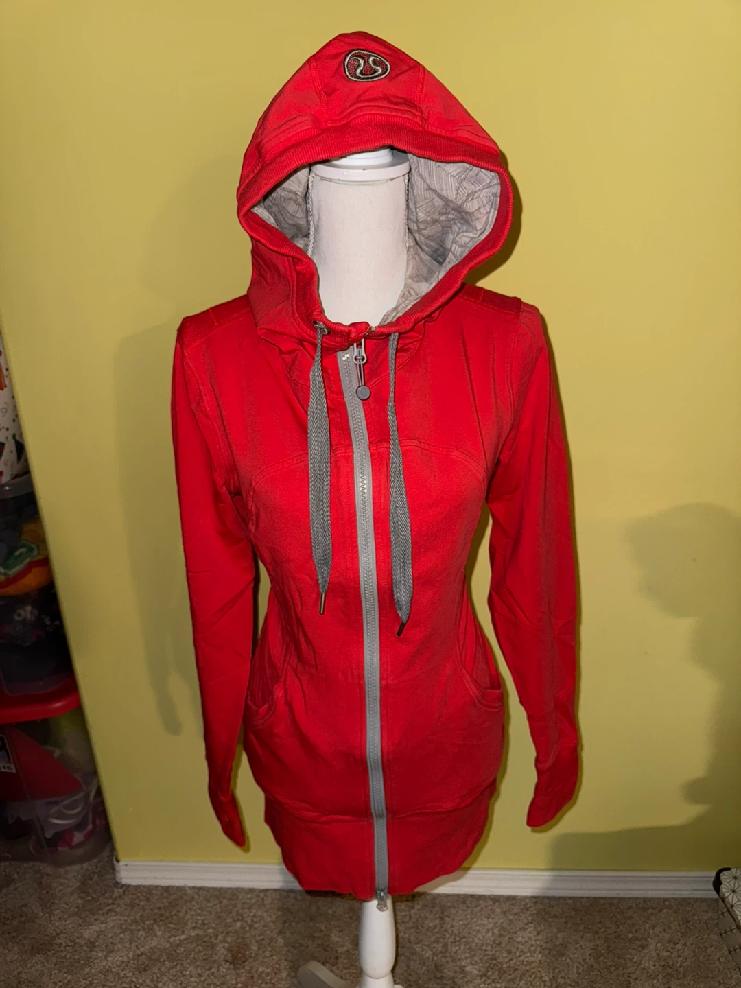 Lululemon Scuba Hoodie - Size 12 - Red
