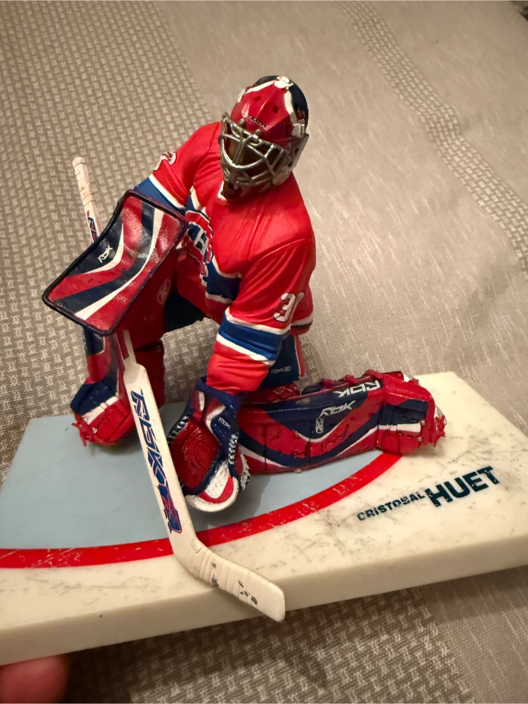 Cristobal Huet Montreal Canadiens Goalie Figurine
