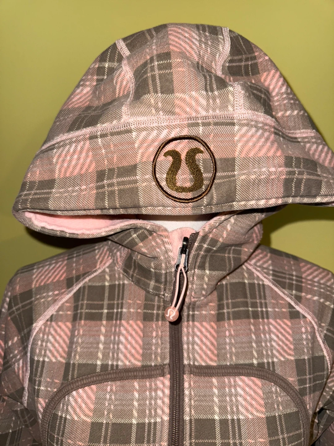 Lululemon Plaid Scuba Hoodie
