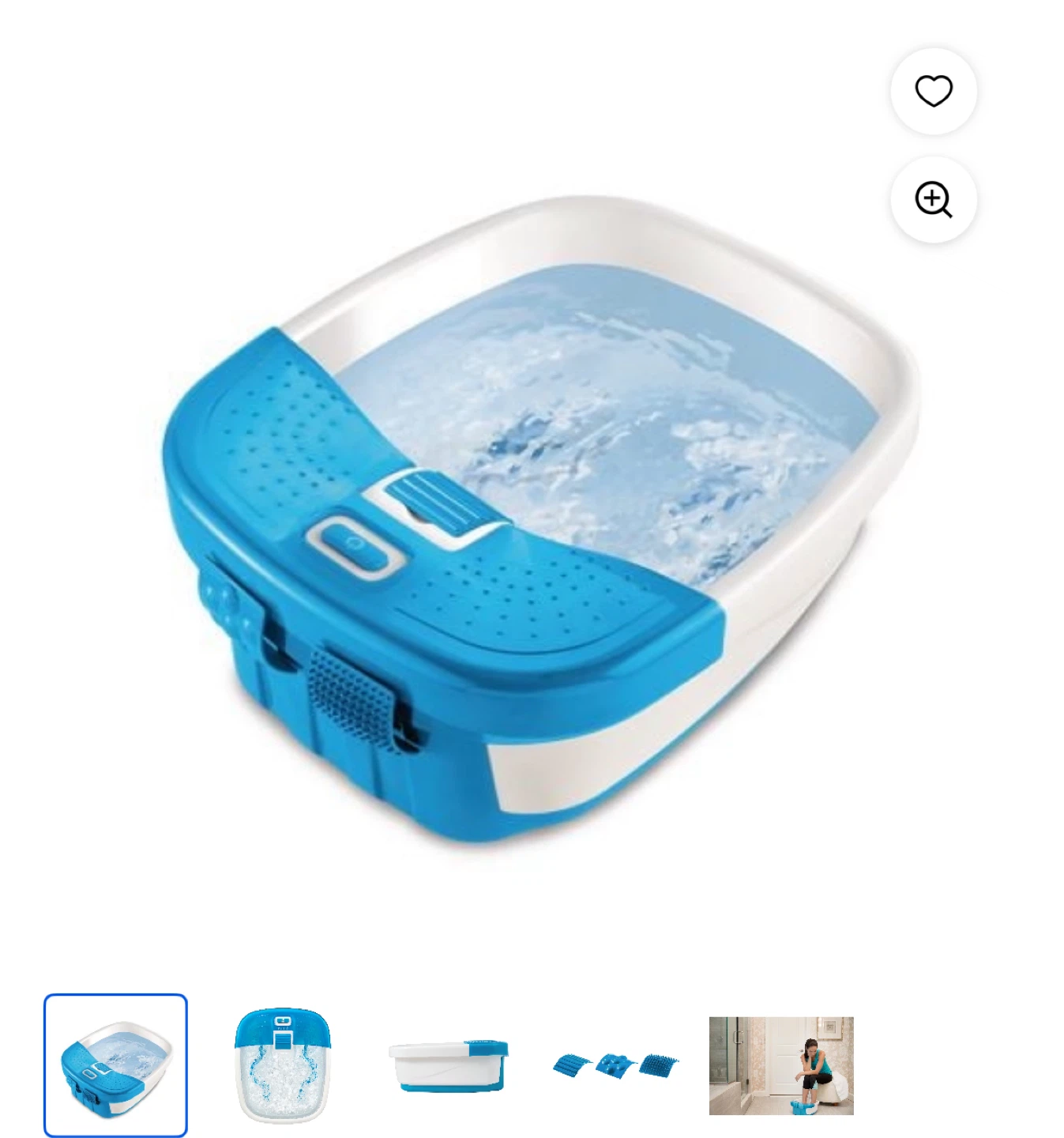 HoMedics Foot Spa with 3 Attachments
