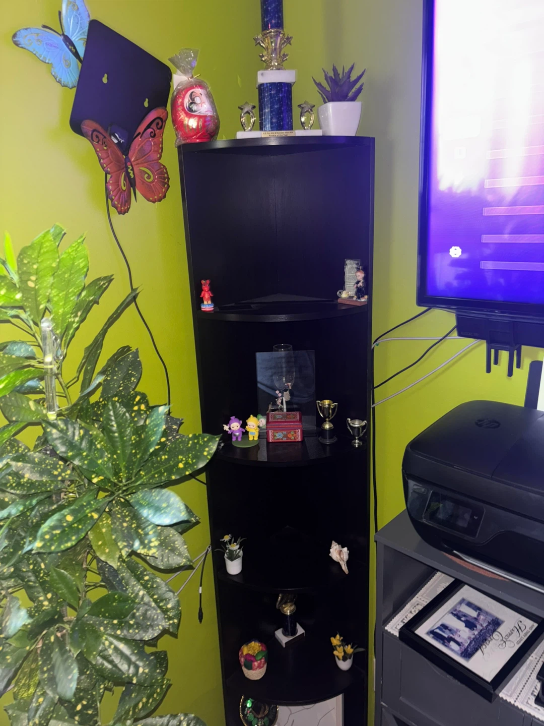 Black Corner Shelf - photo 2