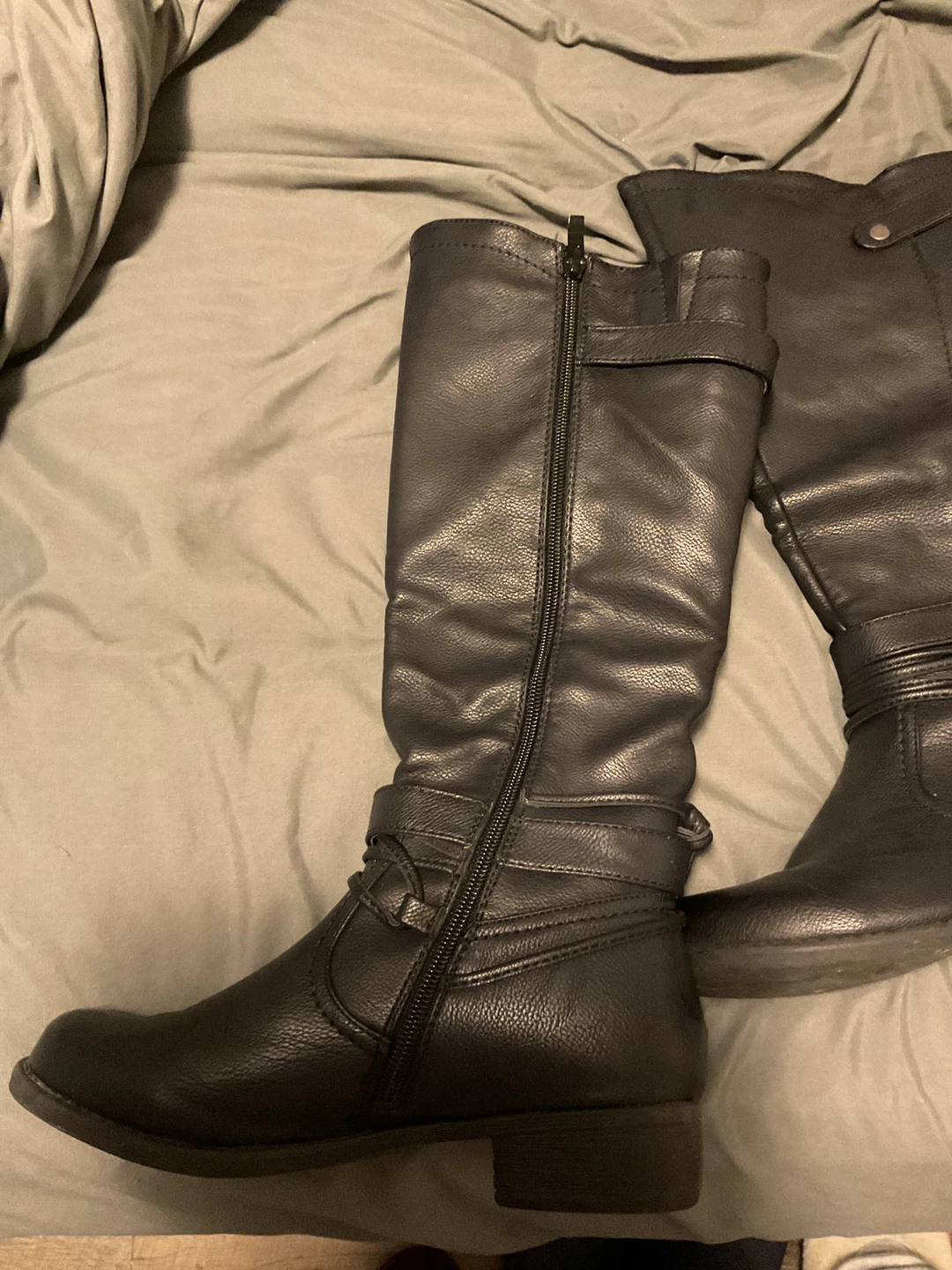 Vangelo Black Knee High Boots - photo 2