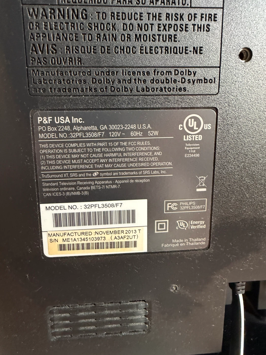 30” Philips TV - photo 4