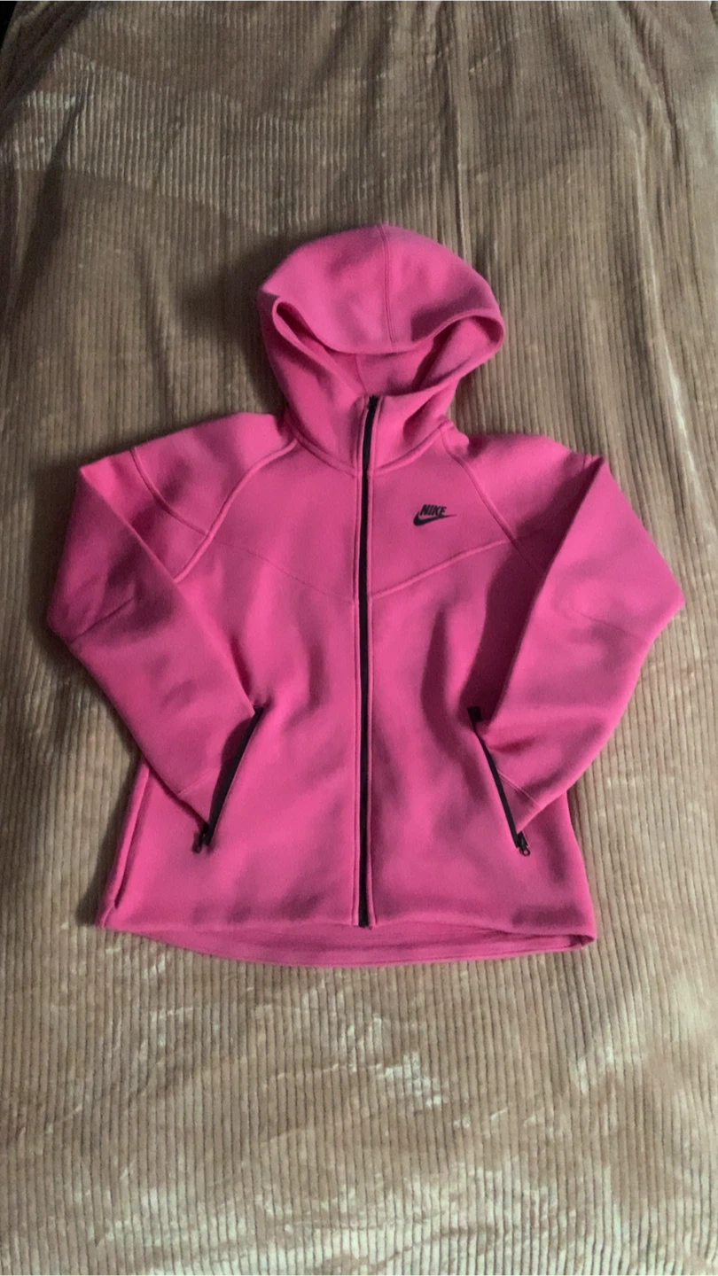 Nike Tech Fleece Hoodie - Pink, Size Small