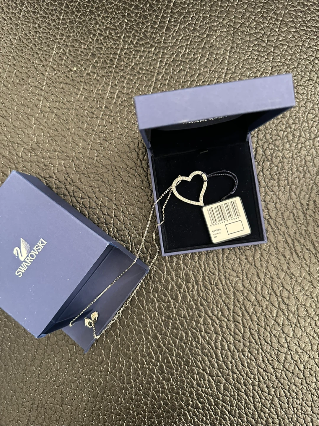 Swarovski Crystal Heart Pendant Necklace $30 - photo 2