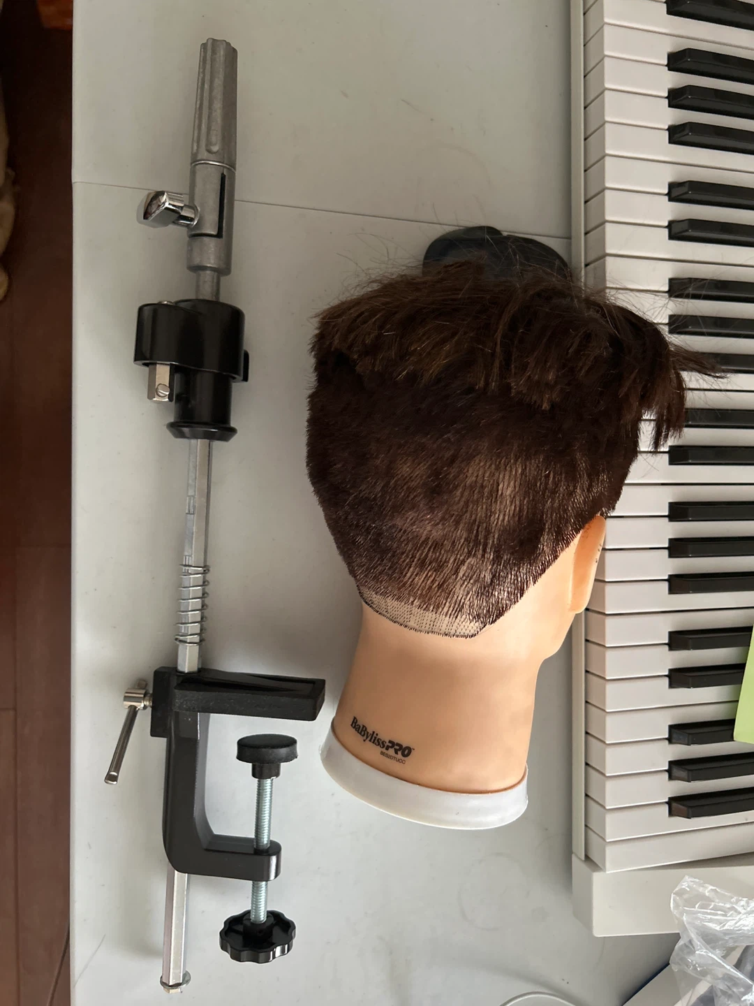 BabylissPRO Hair Mannequin Head with Clamp