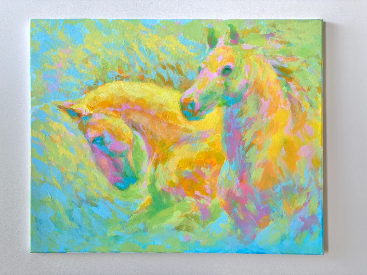 Horse Acrylic Painting - 24 x 30 inches