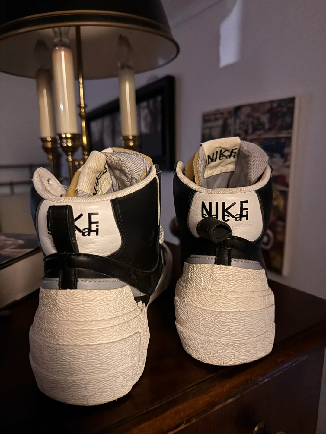 Nike SACAI Blazer Mid Sneakers – Men’s Size 10.5 (Like New) - photo 2
