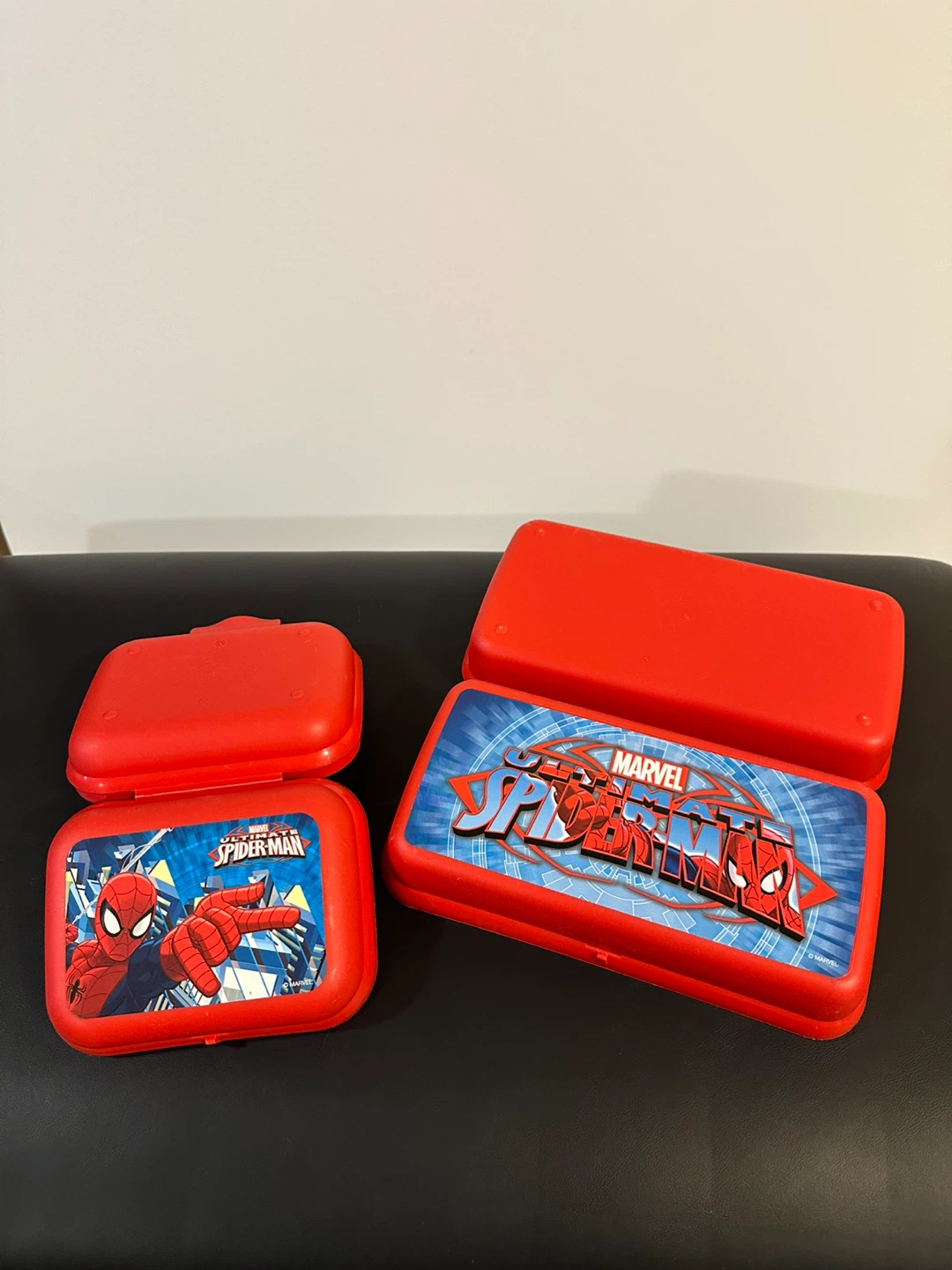 Tupperware Marvel Spiderman Red Sandwich Containers
