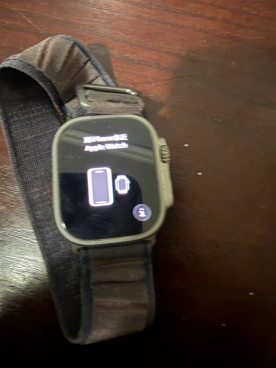 Apple Watch Ultra 49mm Titanium Case with Trail Loop
