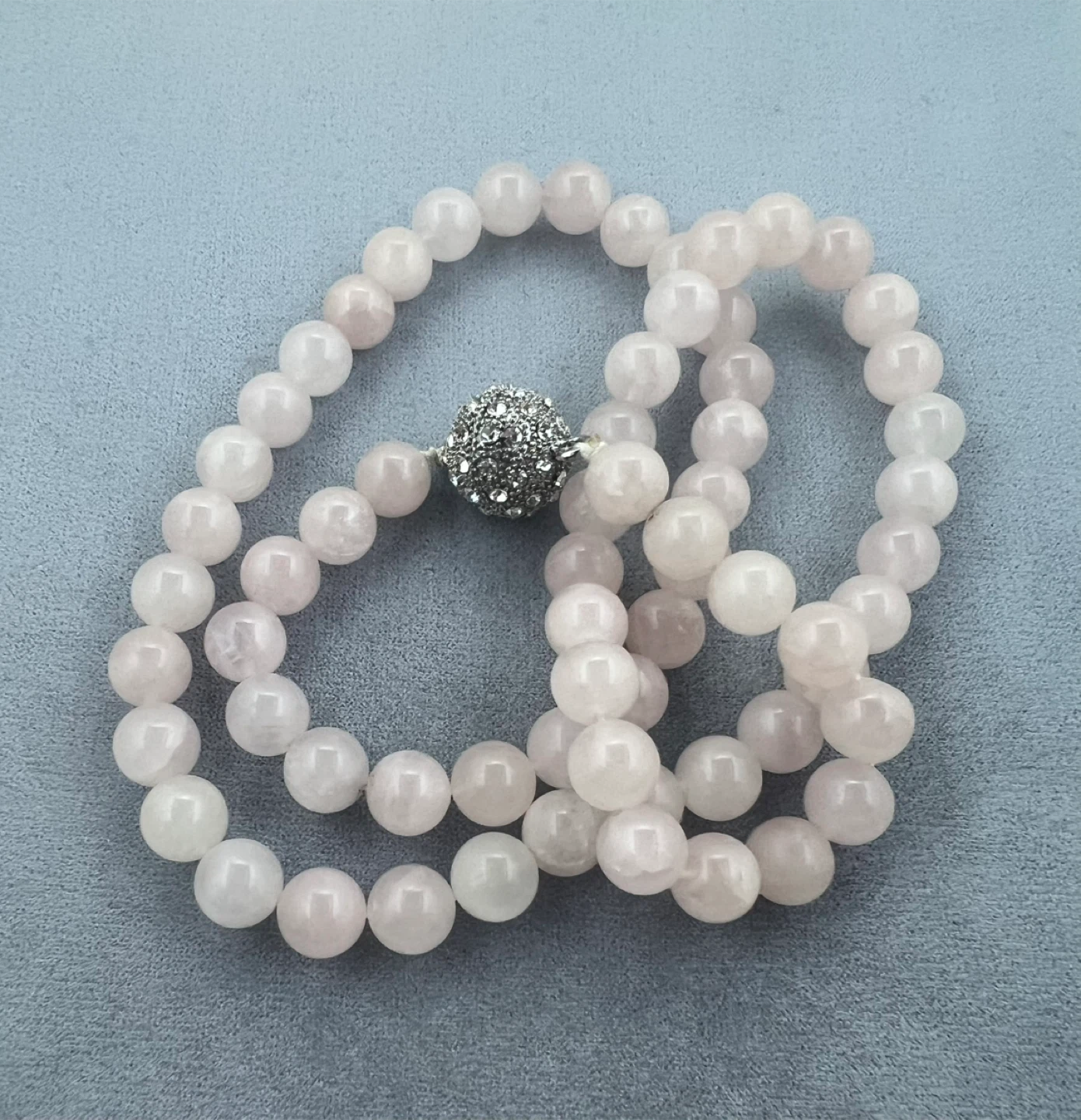 Vintage Rose Quartz Necklace