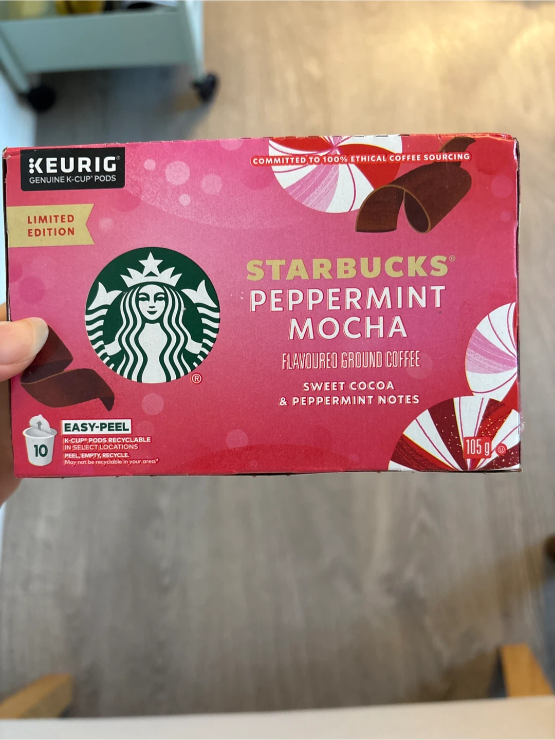 Starbucks Peppermint Mocha K-Cup Pods - Limited Edition