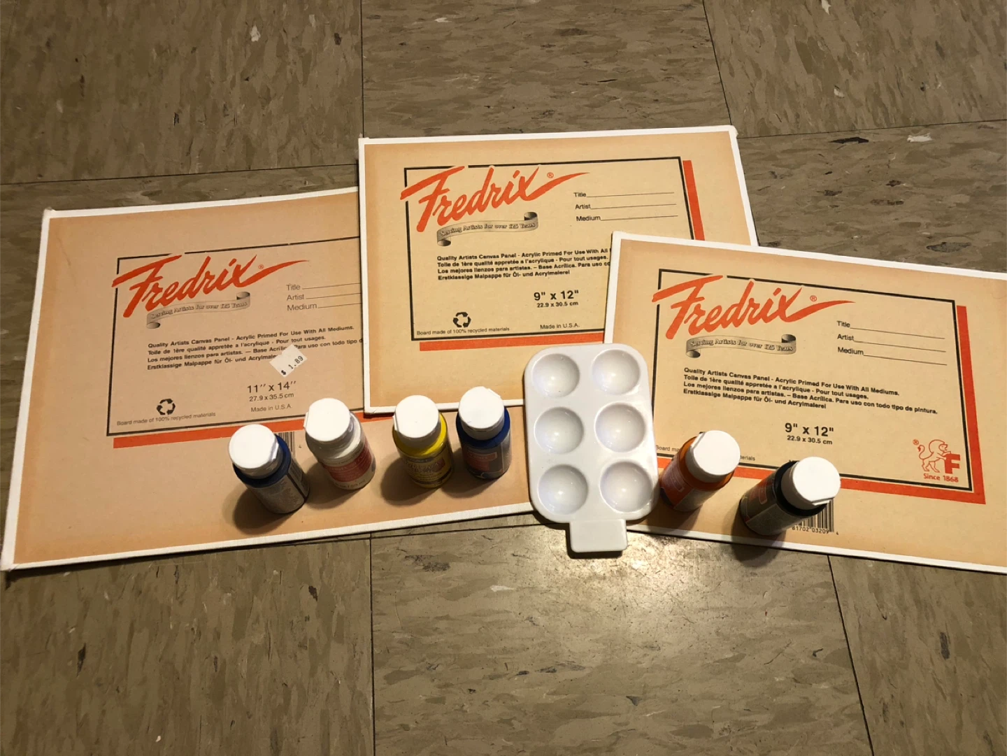 Fredrix Artist Canvas Panel Set 🥕