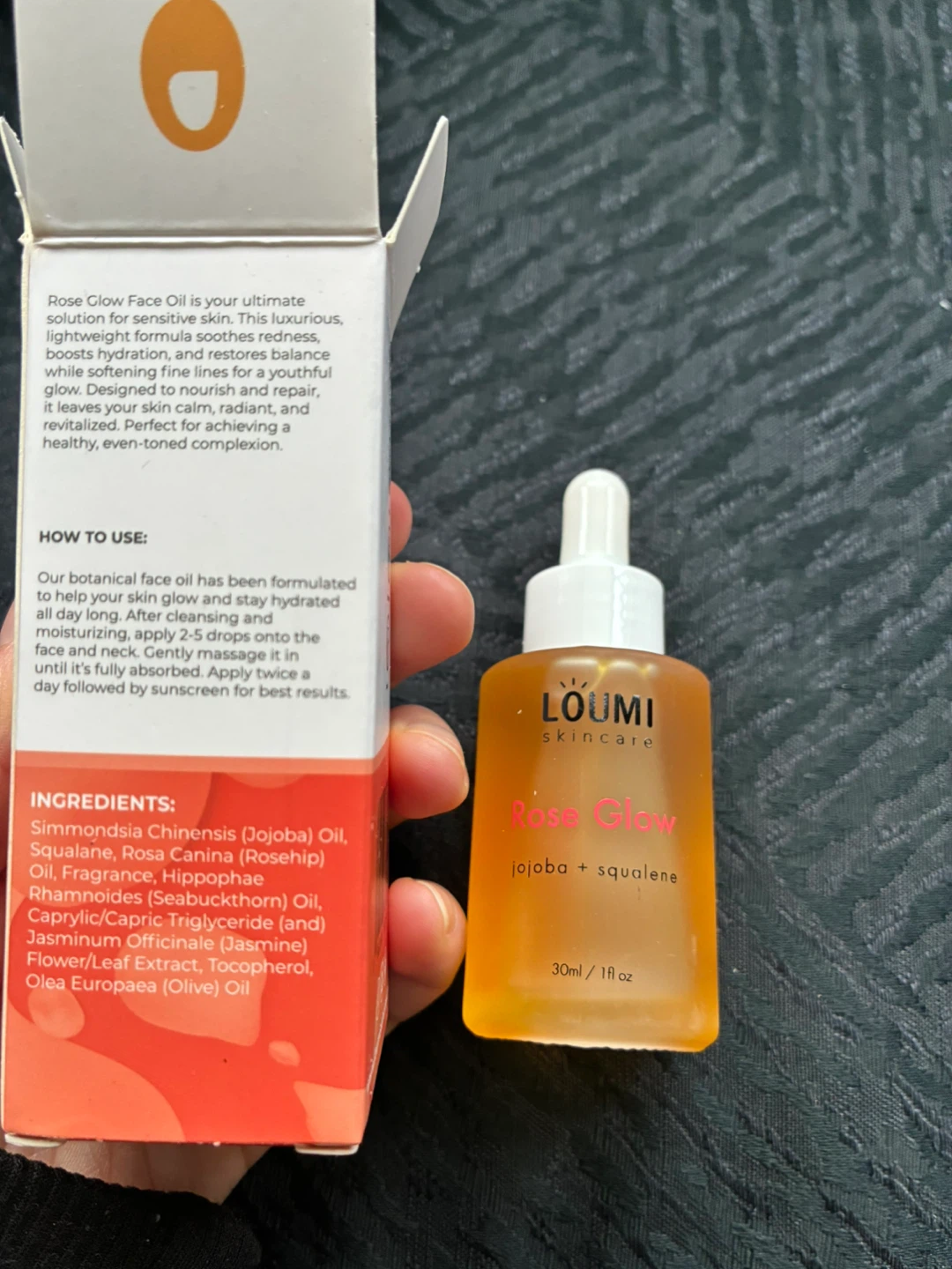 LOUMI Skincare Rose Glow Illuminating Face Oil 30ml - photo 3