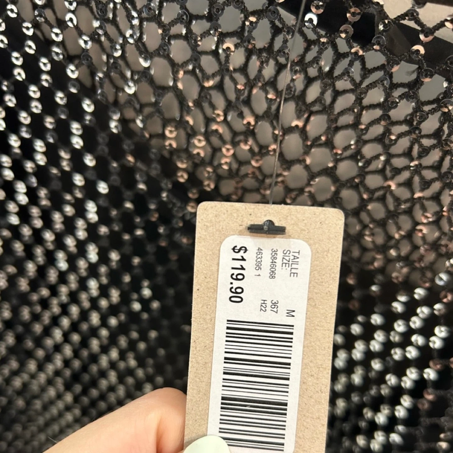 RW&CO Mesh Long Sleeve Top - Size M - photo 4