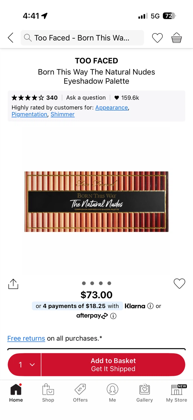 Too Faced - Born This Way The Natural Nudes Eyeshadow Palette - photo 4