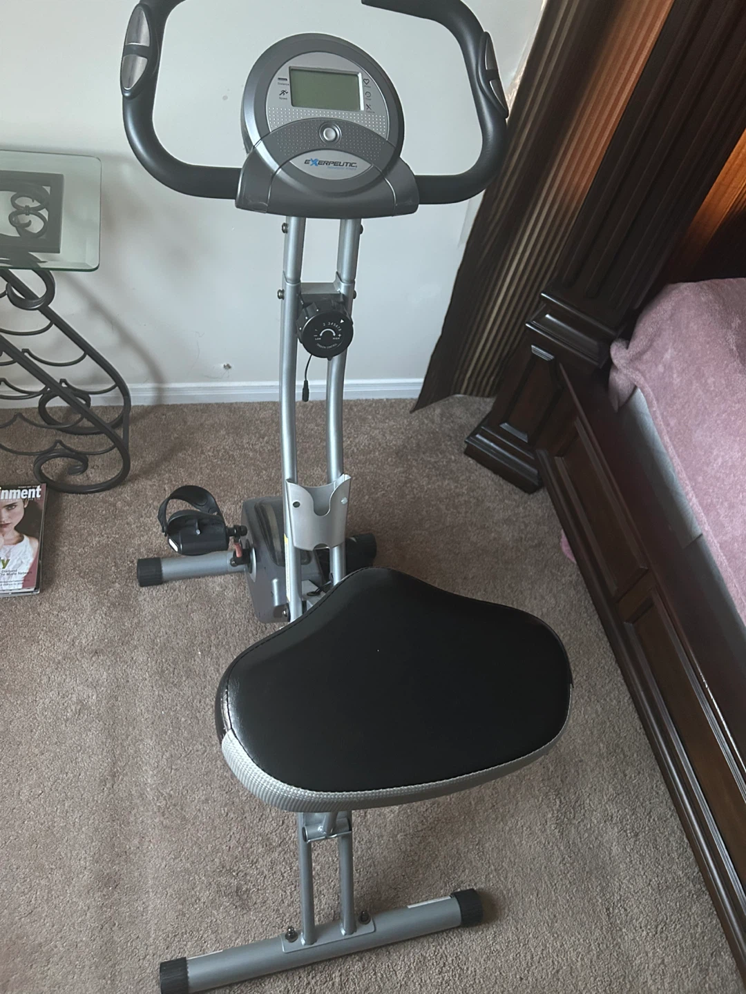 Exerpeutic Folding Exercise Bike - photo 2