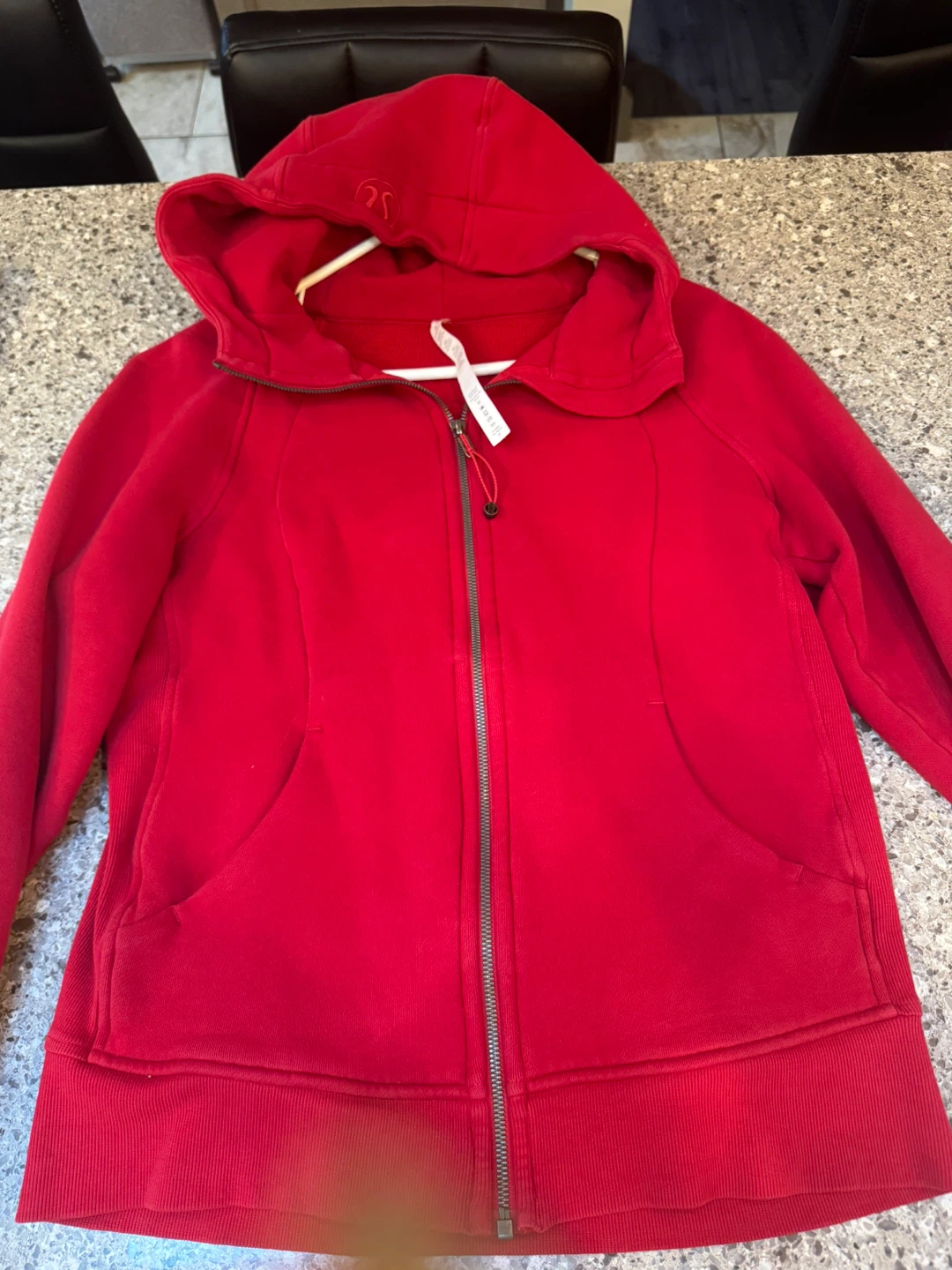 Lululemon Scuba Full Zip Hoodie, Red, 10 - photo 3