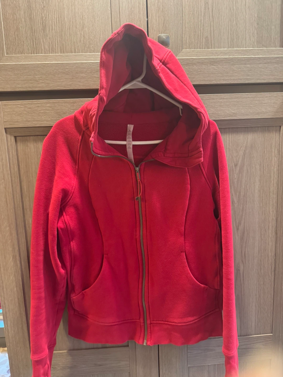 Lululemon Scuba Full Zip Hoodie, Red, 10