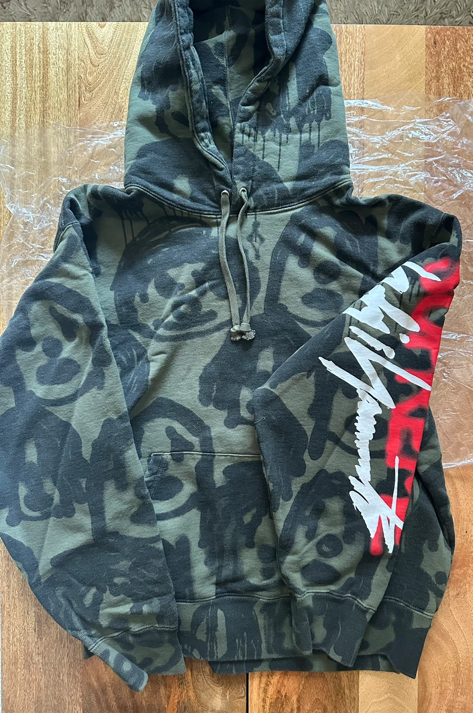 Yohji Yamamoto Hooded Sweatshirt Olive Size S - photo 2