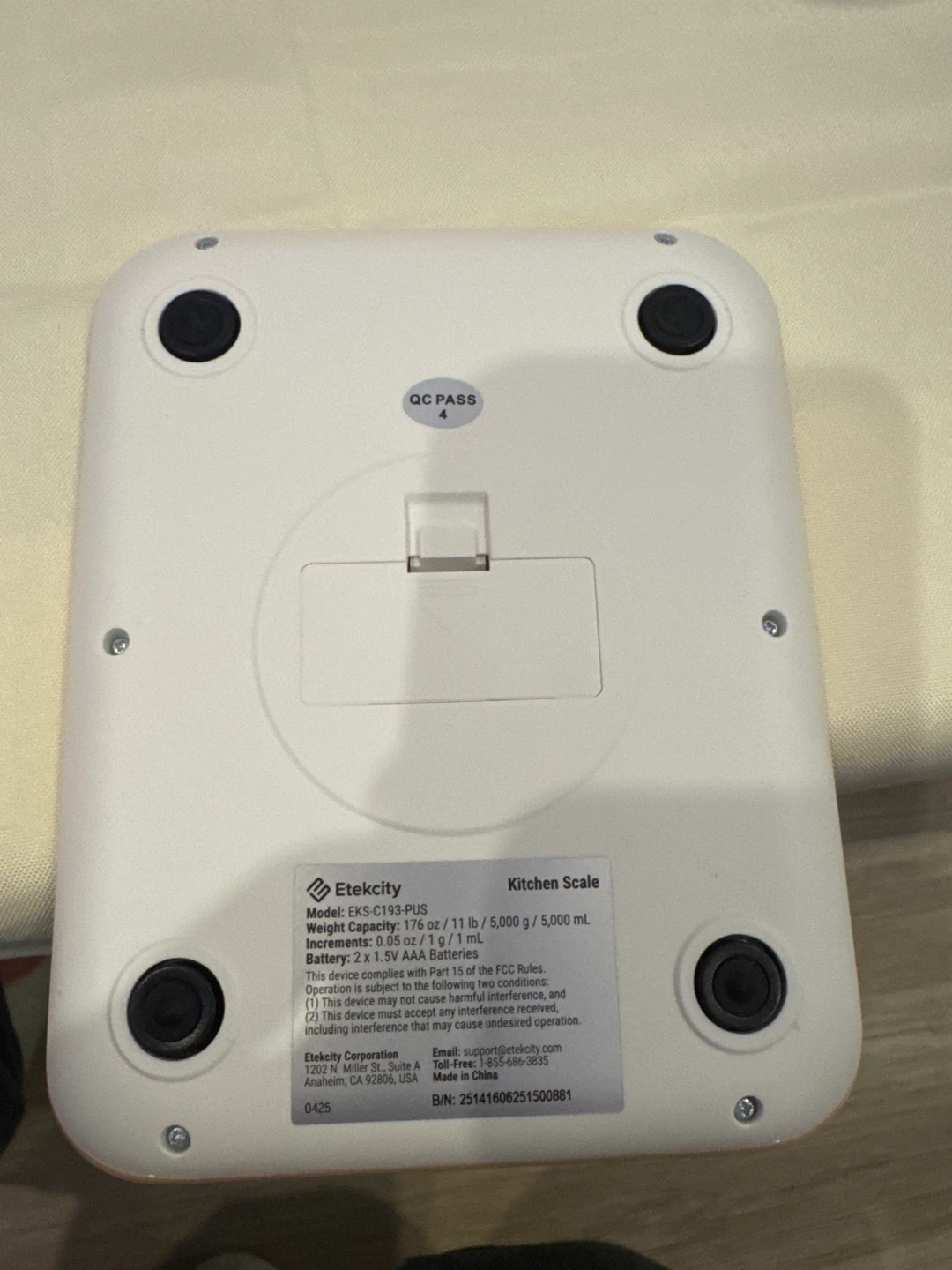 Etetekcity Kitchen Scale - Pink - photo 2