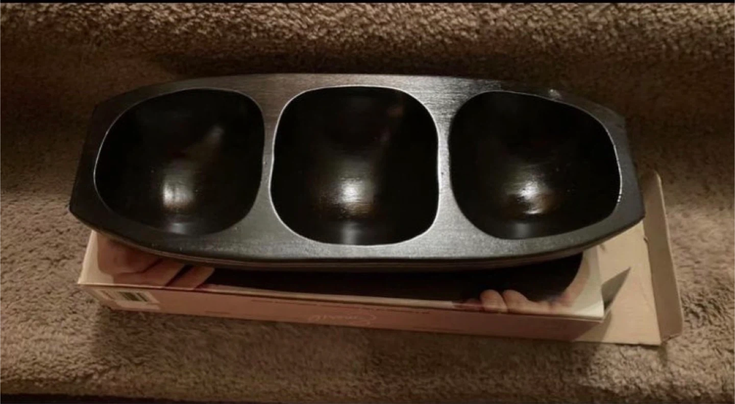 Emeril Lagasse 3 Section Wood Server - photo 2
