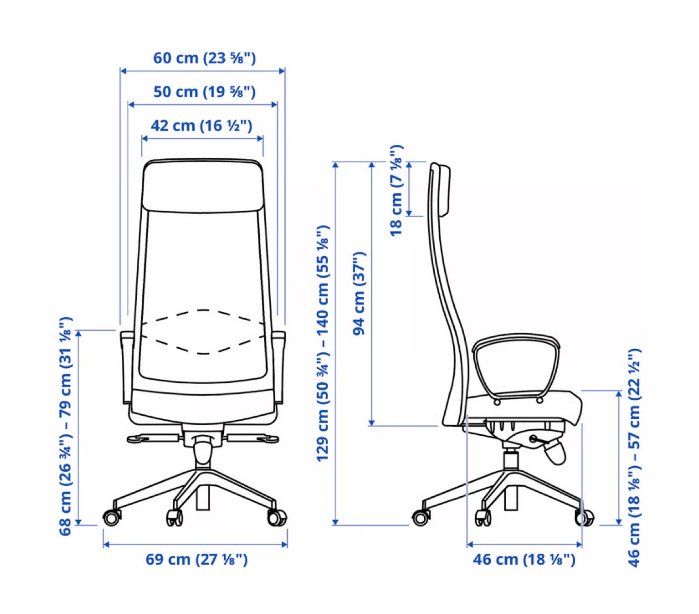 IKEA Markus Office Chair - Black - photo 5