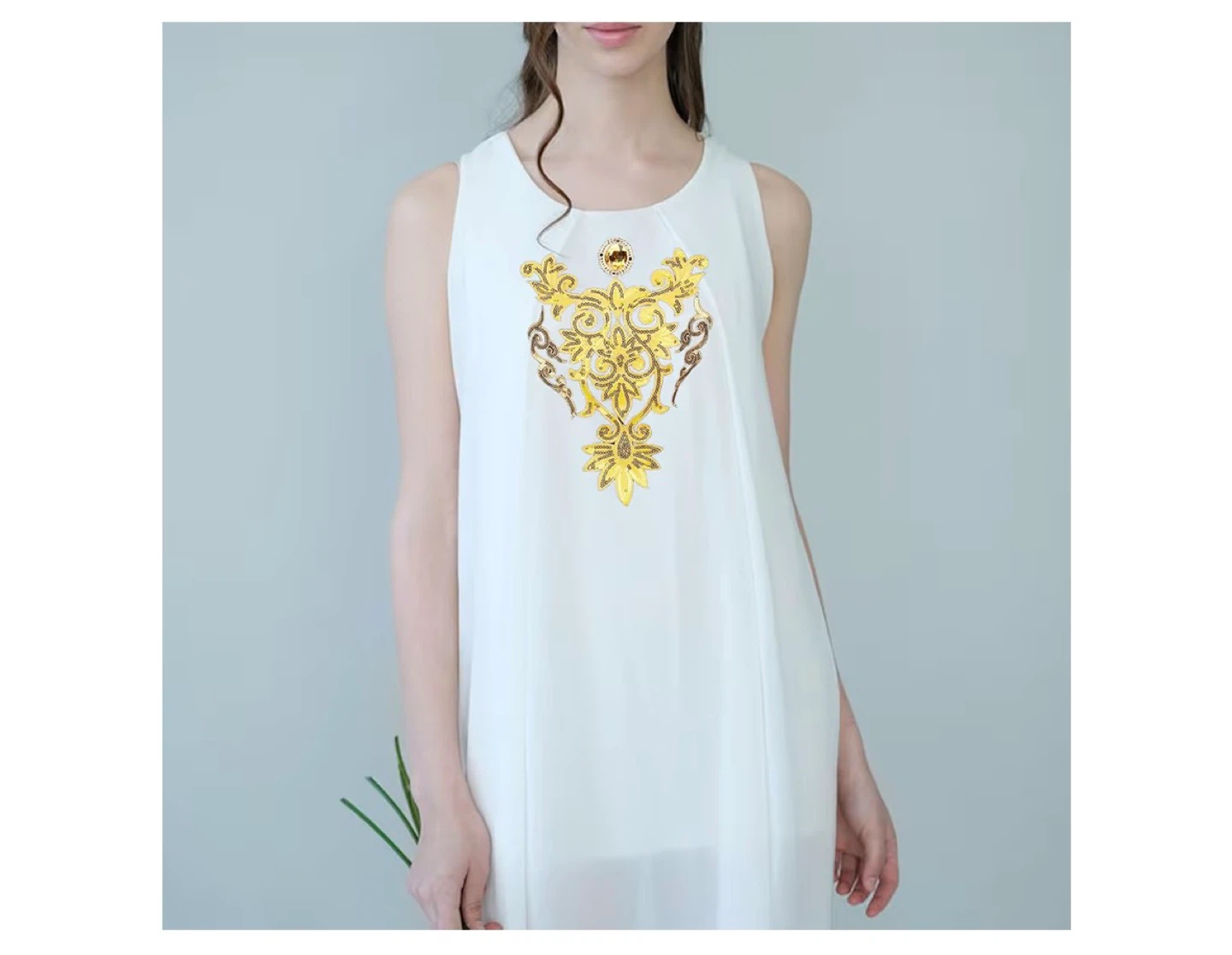 Gold Sequin Appliqués - photo 3