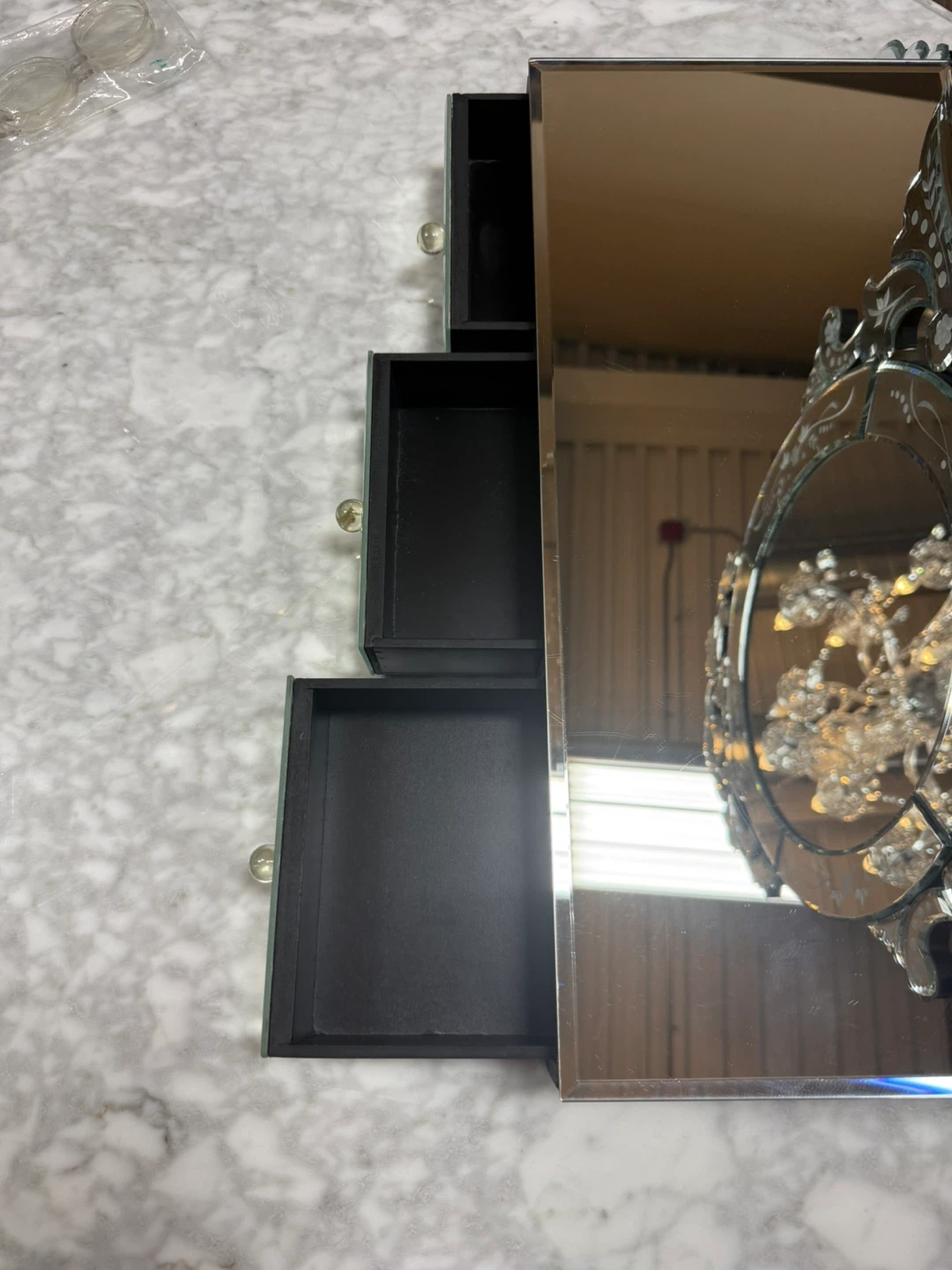 Vintage Vanity Mirror with Drawers - photo 2