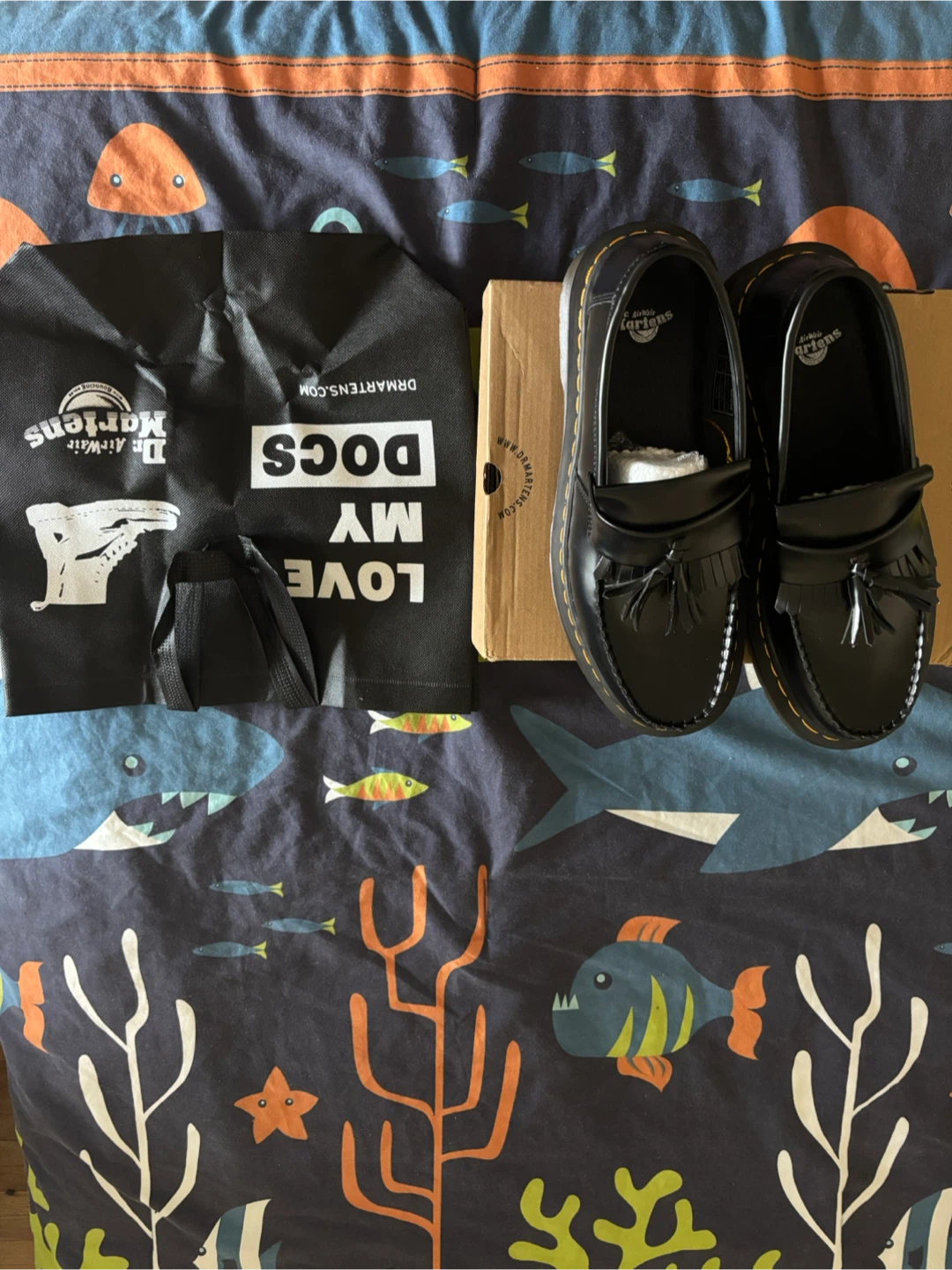 Dr. Martens Adrian Loafers - Black, Size 10 - photo 3