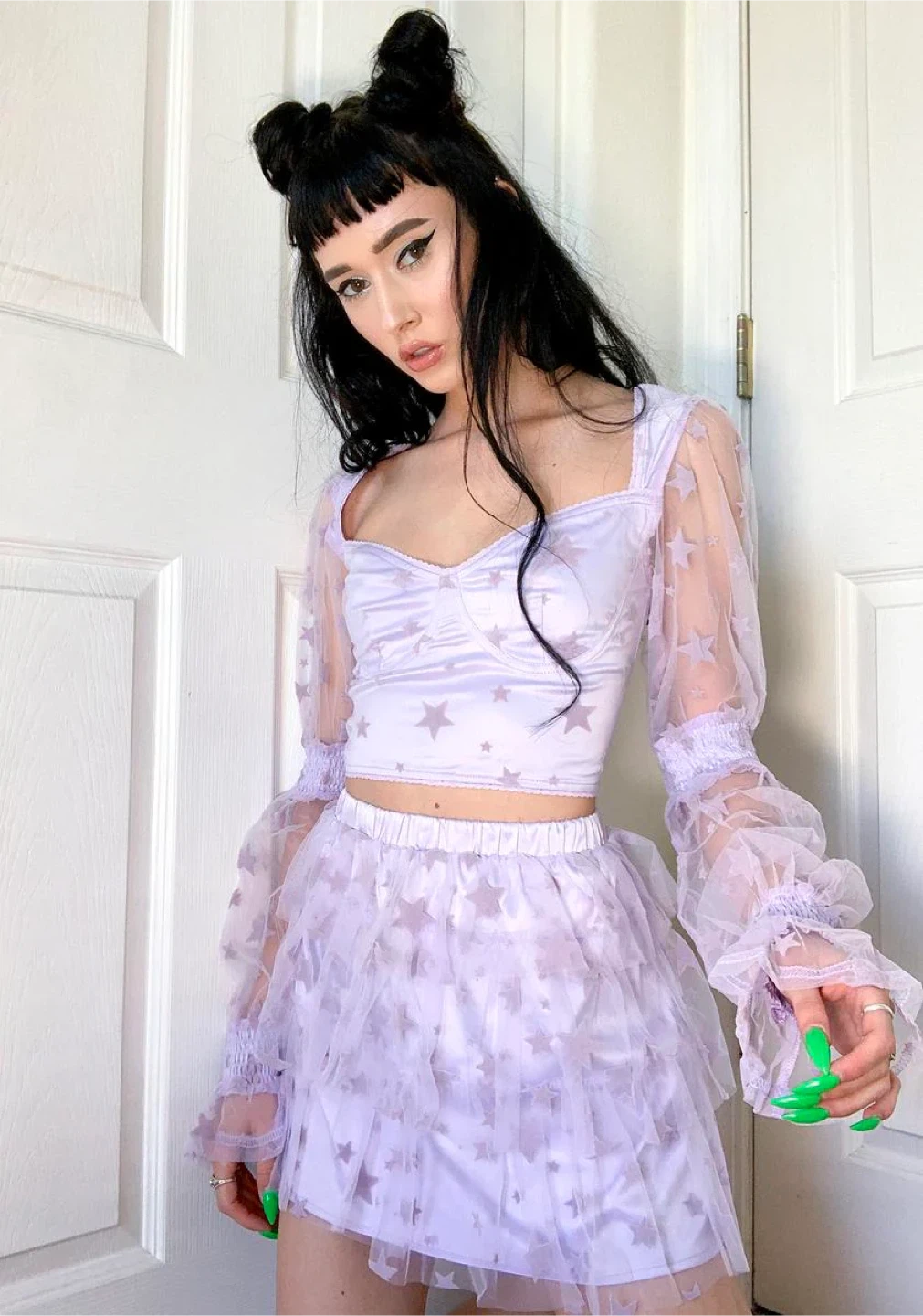 Dolls Kill x Horoscopez ‘Cosmic Dust’ Set - Lavender - photo 5