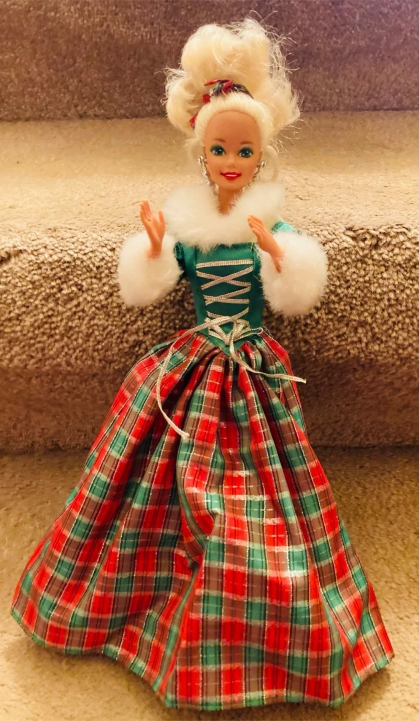 Vintage 1995 Holiday Barbie Doll
