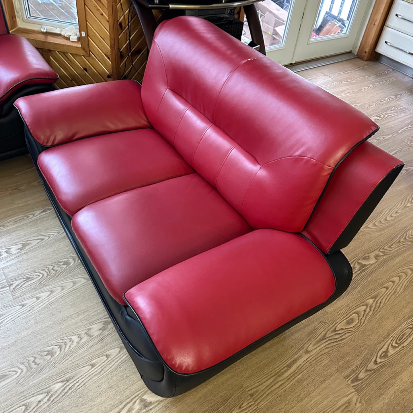 Modern Luxury Faux Leather Sofa Set (CAN DELIVER) - photo 3
