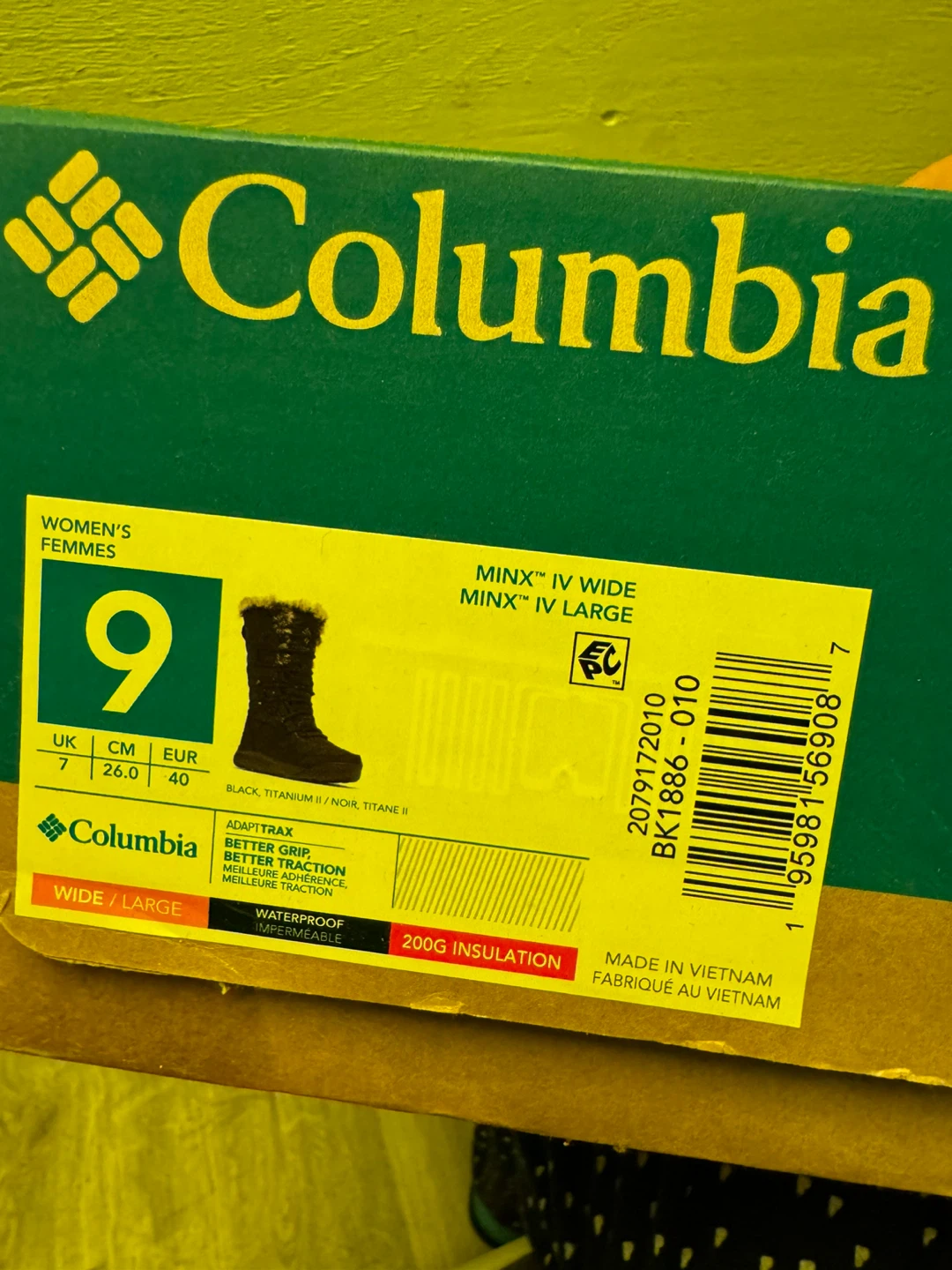Columbia Minx IV Wide Women's Winter Boots - Size 9 - photo 3