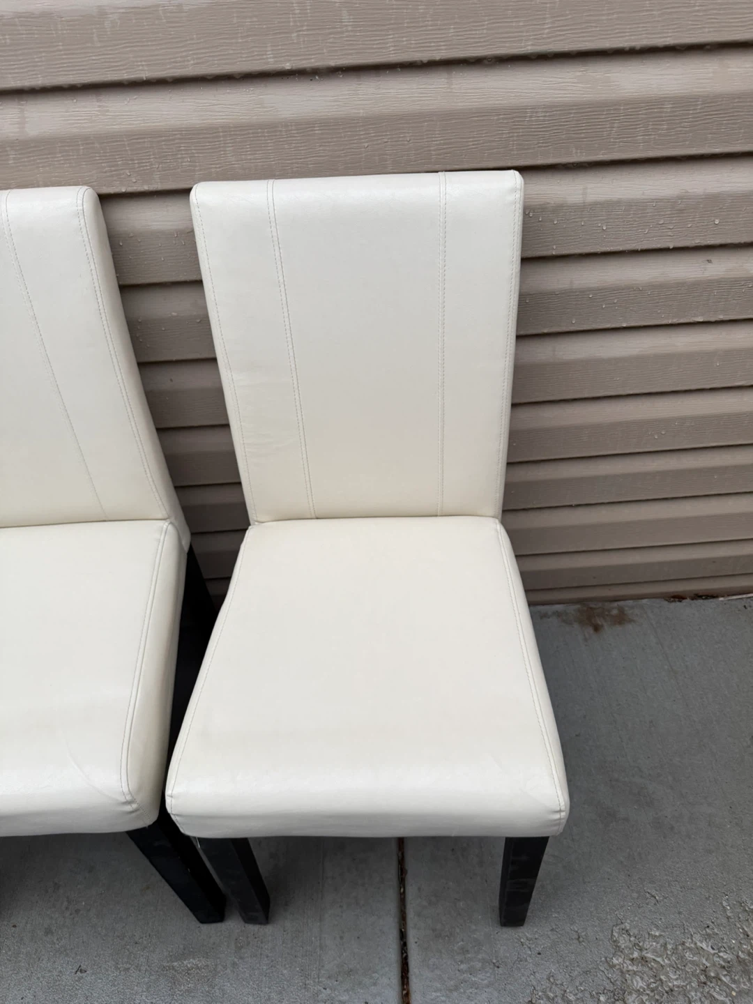 Set of 4 White Dining Chairs - photo 2