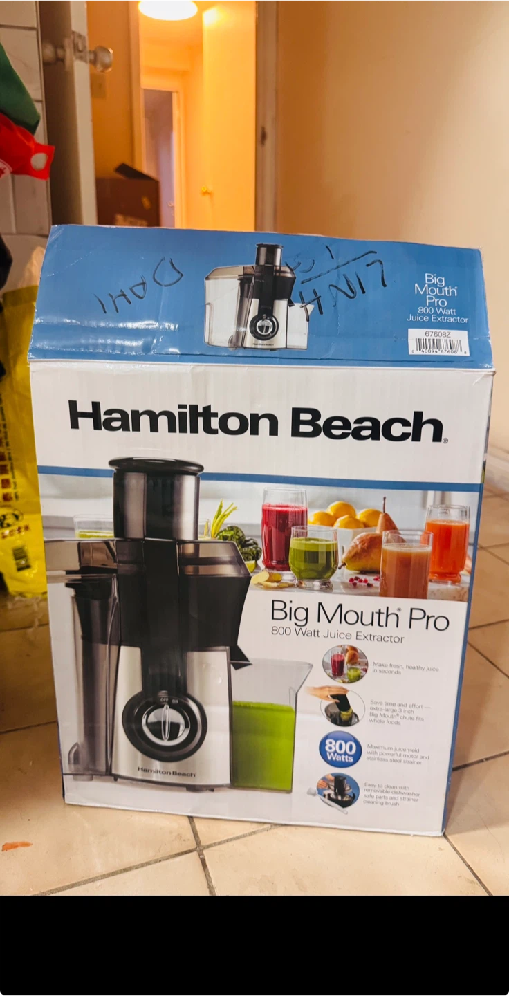Hamilton Beach Big Mouth Pro Juice Extractor - New