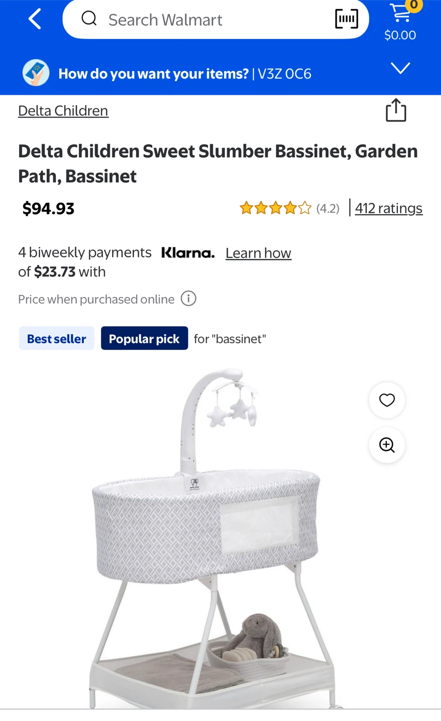 Delta Children Sweet Slumber Bassinet - photo 3